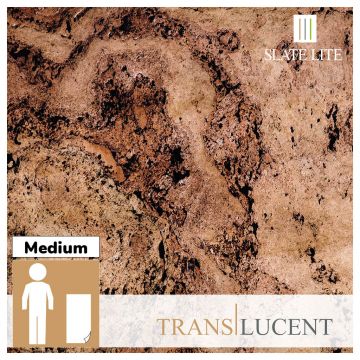 Translucent Terra Rosso Stone Veneer